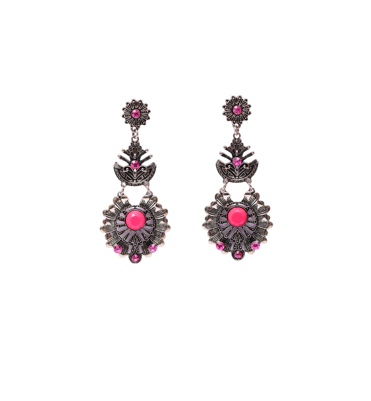 Namokriti Antique Boho Earrings with Stone Detailing – Perfect for Ethnic & Festive Wear